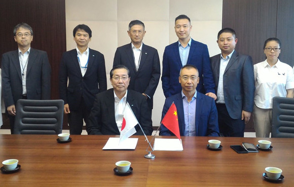 国祯膜科技与日本株式会社久保田成功续签技术引进和谈