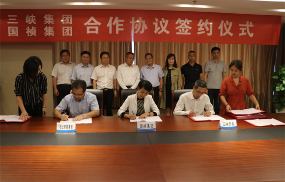 三峡集团董事长雷鸣山来我司调研