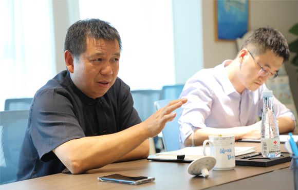 E20环境平台董事长傅涛一行到国祯环保调研