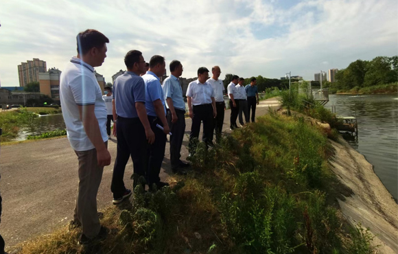 省生态环境；ざ讲熳榈揭嫜袅入湖口水质提升站查抄工作